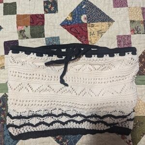 Hollister Crochet Tube Top